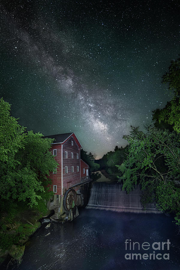 Milky Way at the Mill #2 Photograph by Amfmgirl Photography