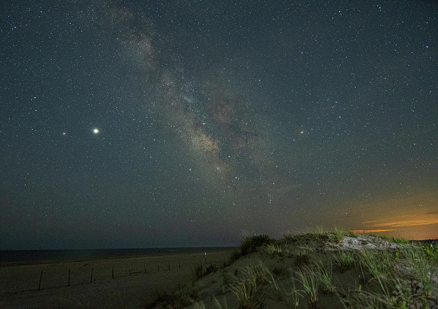 Milky Way on the beach Photograph by Deborah Springer - Fine Art America