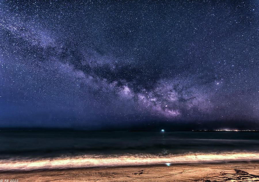 Milky Way Over Saco Bay #1 Photograph by Richard Bean