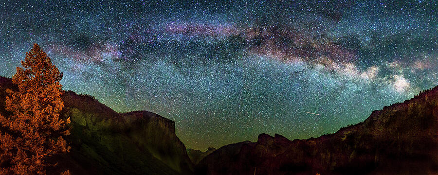 Milky Way over Yosemite Photograph by Andrew Soundarajan