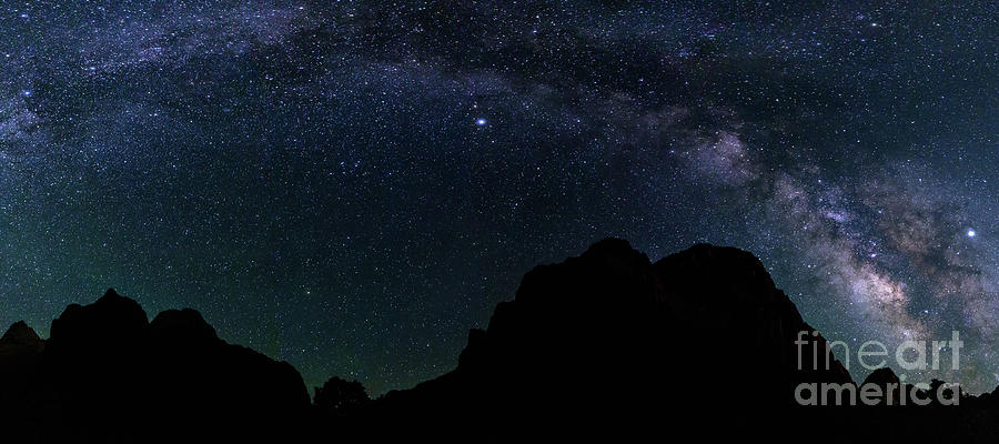 Milky Way Over Zion #1 Photograph by Tom Watkins PVminer pixs