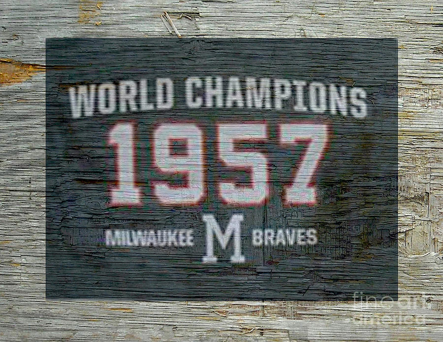 1957 Milwaukee Braves World Series Pennant