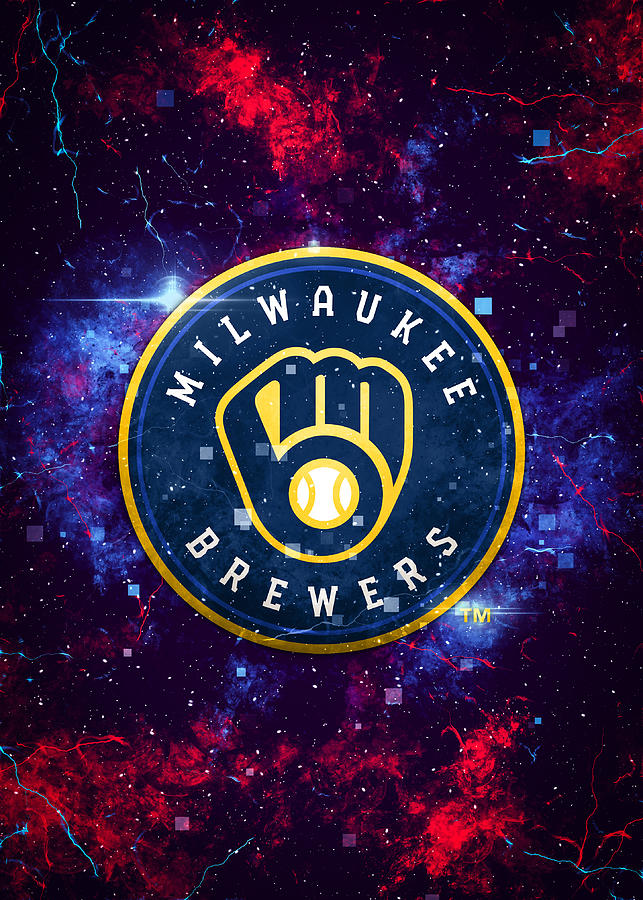 Milwaukee Brewers Digital Art by Long Phu Trung