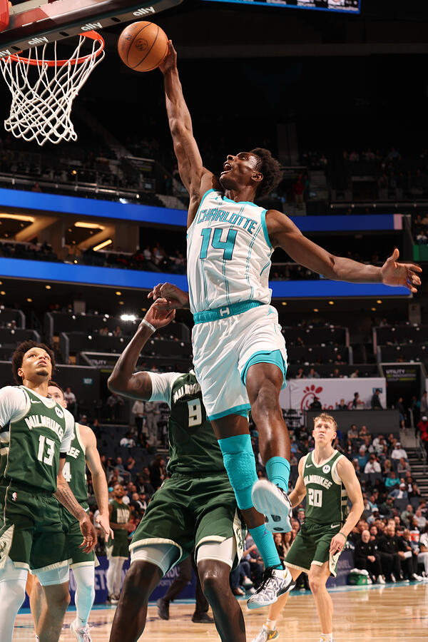Milwaukee Bucks v Charlotte Hornets #1 Photograph by Kent Smith Milwaukee Bucks v Charlotte Hornets #1 Photograph by Kent Smith