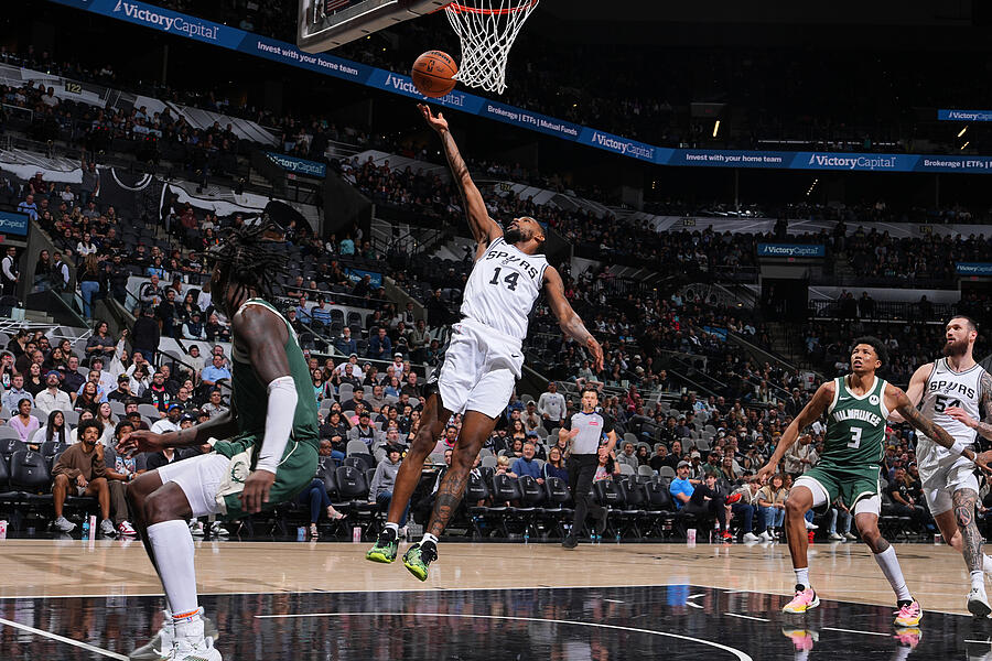 Milwaukee Bucks v San Antonio Spurs #1 Photograph by Garrett Ellwood Milwaukee Bucks v San Antonio Spurs #1 Photograph by Garrett Ellwood
