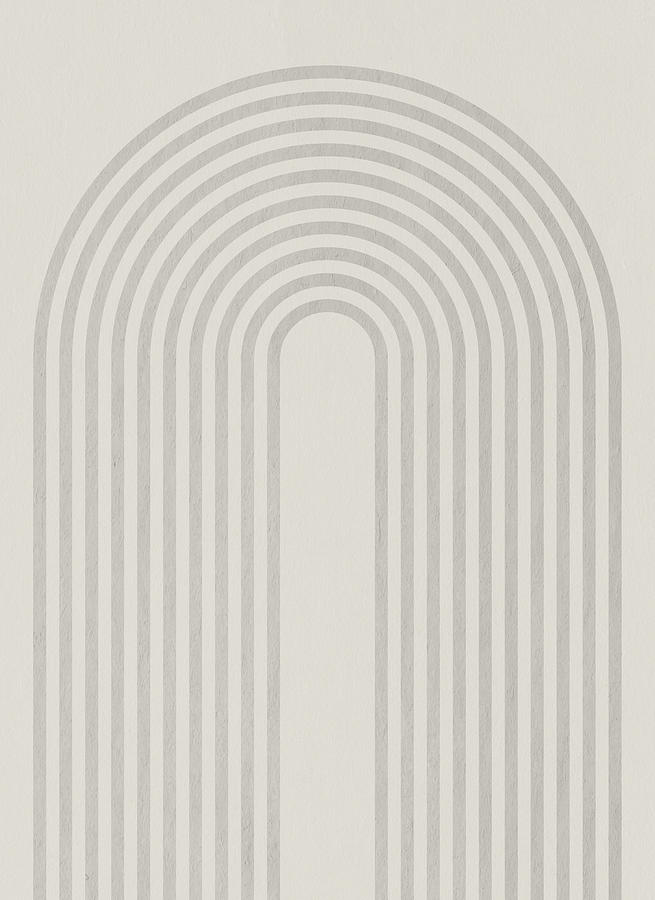 Minimal Mid-Century Poster #1 Digital Art by Mike Taylor