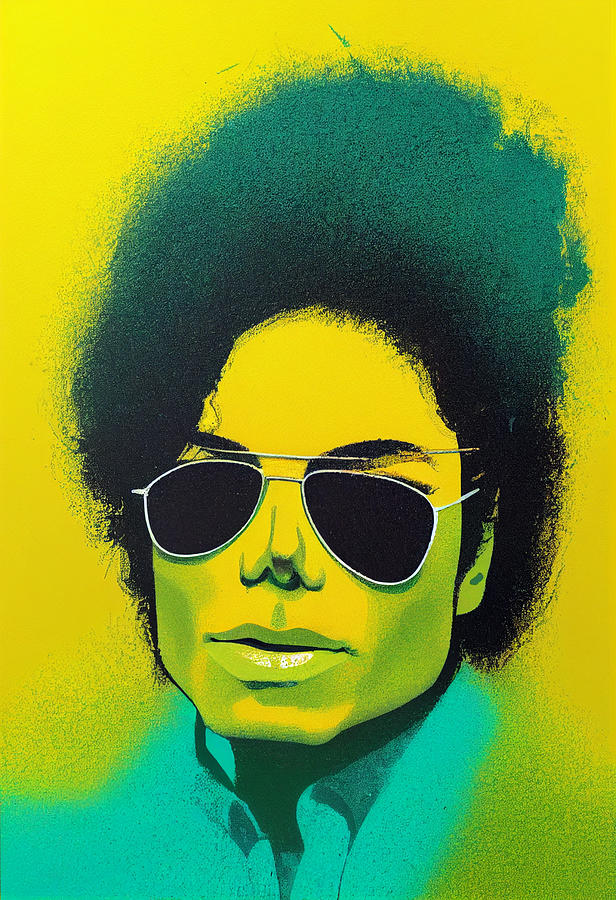 Minimalistic  Portrait  Of  Michael  Jackson  Pastel  Yello  A6455635daa2043  9645563ab  645efb  960 Painting