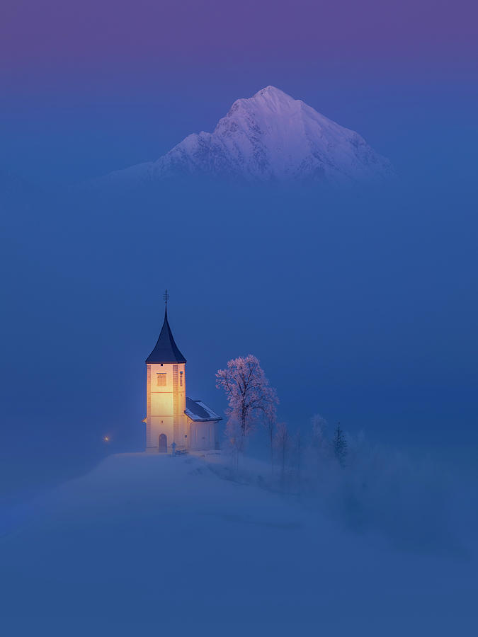 Landscape Photograph - Misty church by Piotr Skrzypiec
