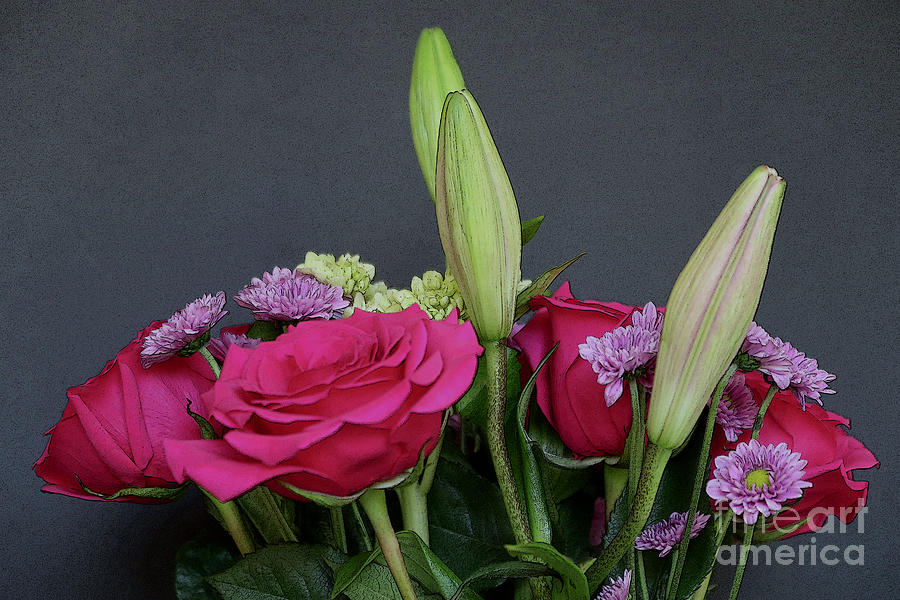 Pretty Mixed Bouquet Photograph by Ann Horn