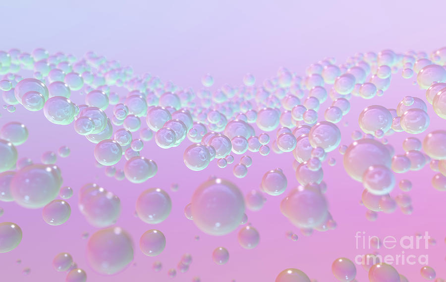 Molecules Under Surface Gather Digital Art
