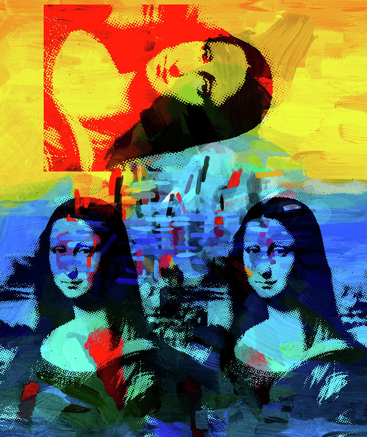 Mona Lisa POP #1 Digital Art by Gary Grayson