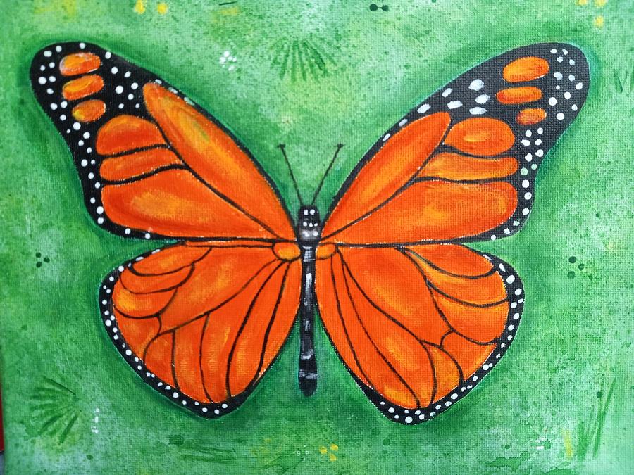 Monarch Butterfly Painting by Joan Sabella - Fine Art America