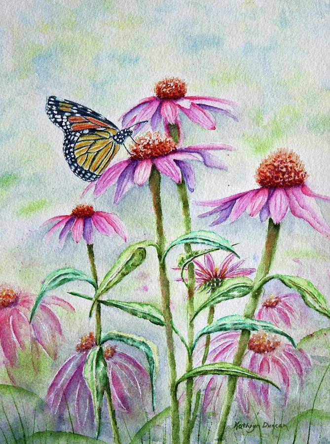 Monarch On Mackinac II Painting by Kathryn Duncan
