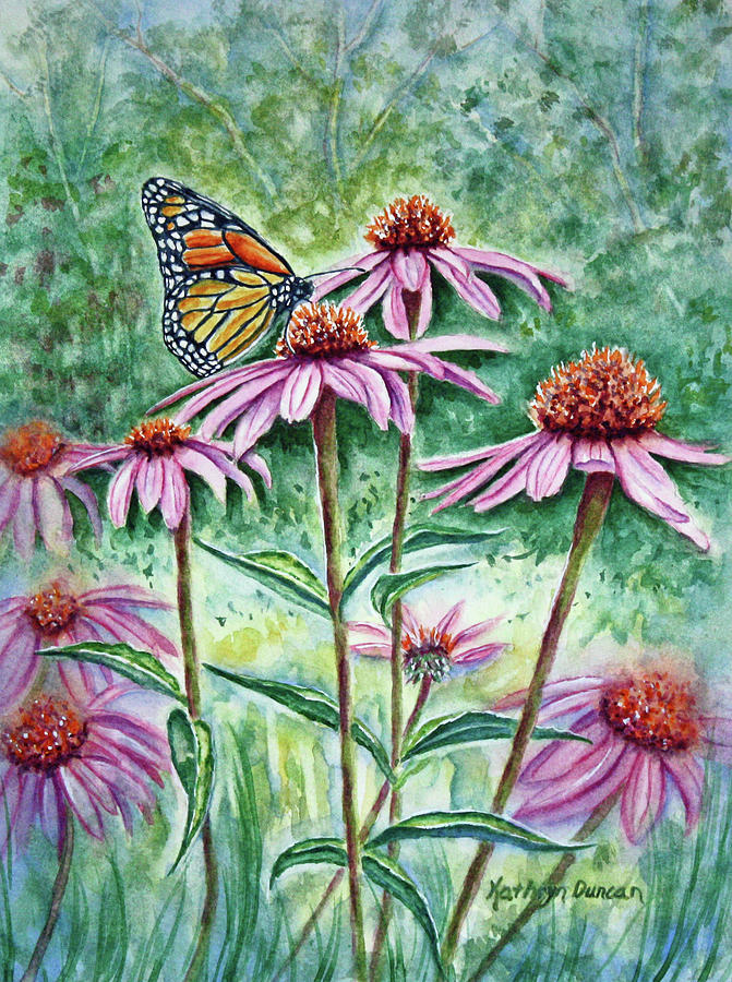 Monarch on Mackinac #1 Painting by Kathryn Duncan