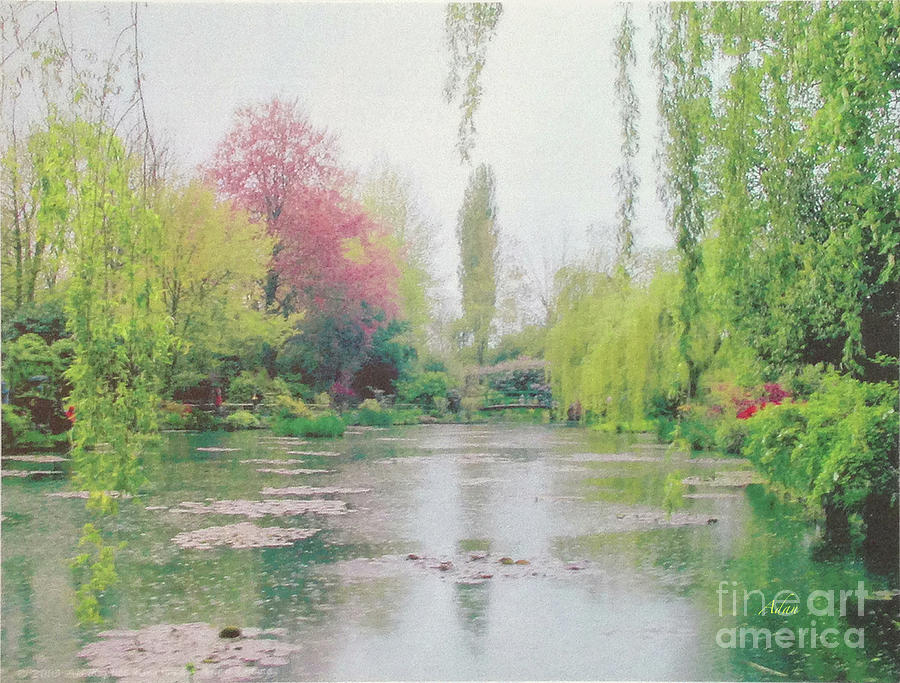 Monets Garden April Rain in Giverny #3 Photograph by Felipe Adan Lerma