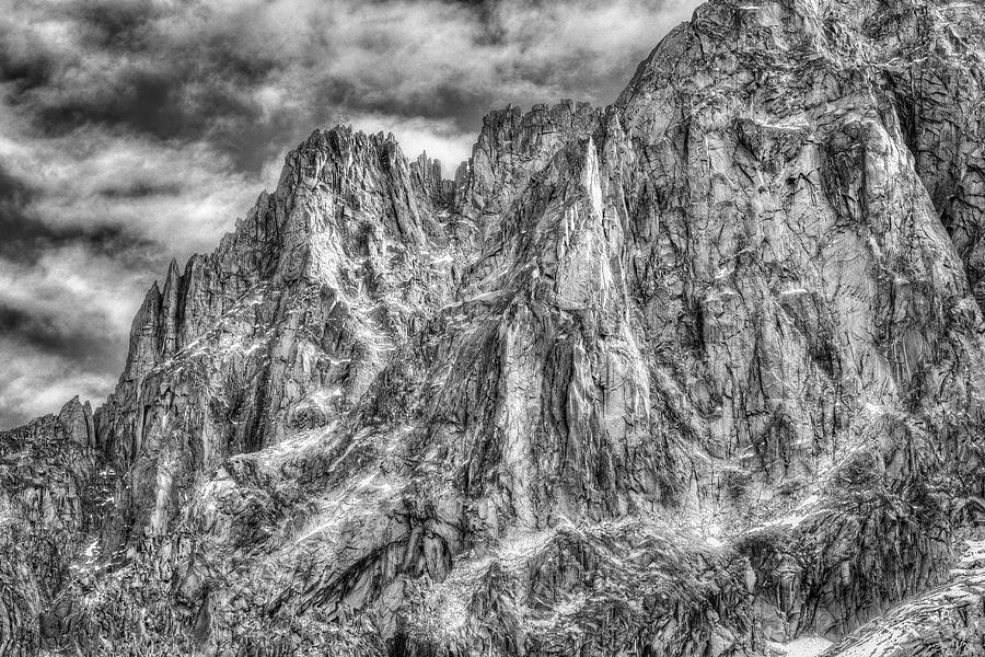 Mont Blanc Monochrome Photograph