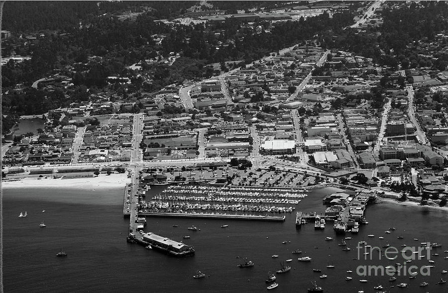 Beach Photograph - Monterey Harbor, California 1984 by Monterey County Historical Society