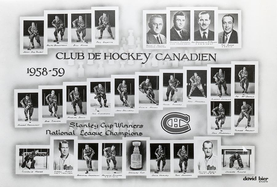 Montreal Canadiens Team Photo #1 Photograph by B Bennett