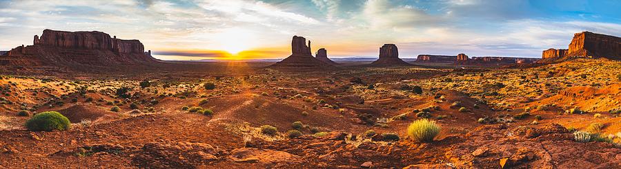 Monument Valley Sunrise #1 Photograph by Mati Krimerman