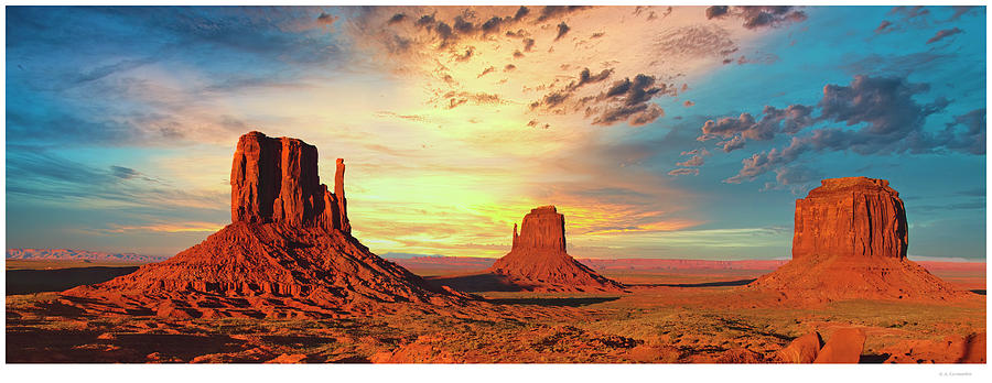 Monument Valley Sunset Photograph by A Macarthur Gurmankin - Pixels