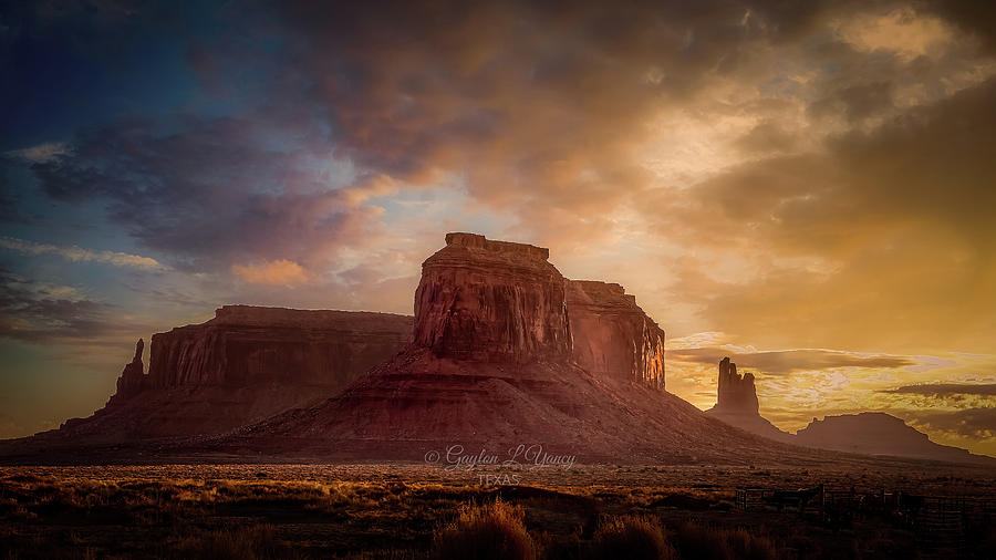 Monument Valley Sunset #1 Photograph by G Lamar Yancy