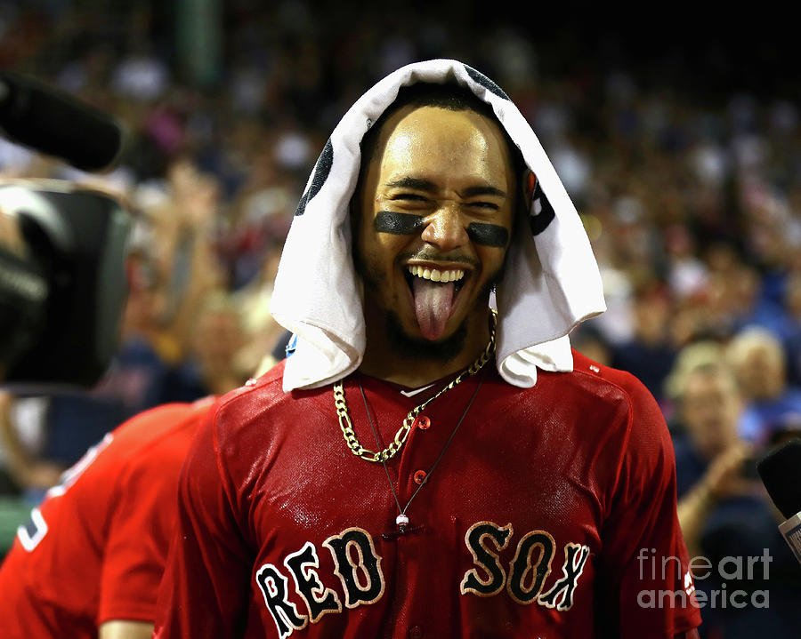 Mookie Betts Photograph by Omar Rawlings