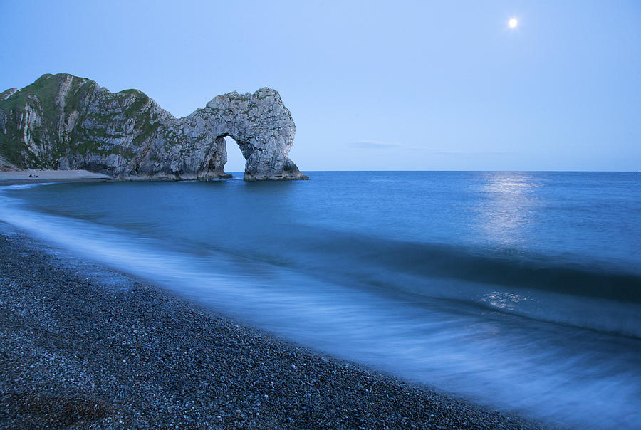 Moonlit bay #1 Photograph by Ian Middleton