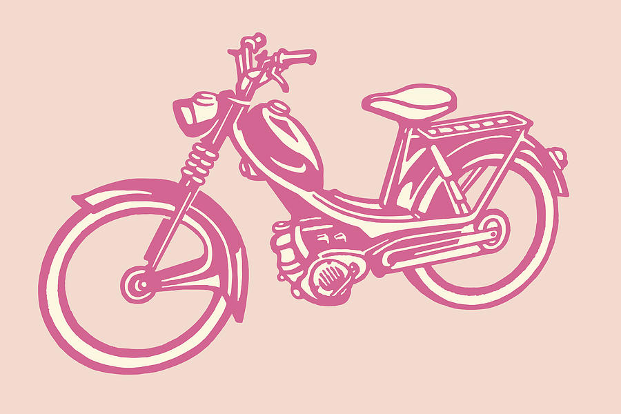 Moped #1 Drawing by CSA-Archive