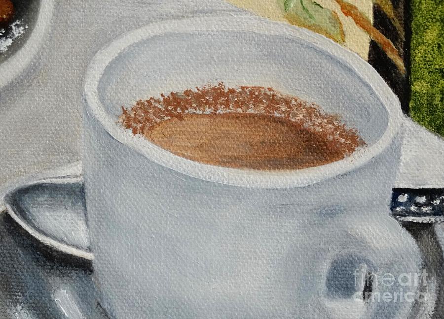 Morning Coffee #2 Painting by Joseph Baril