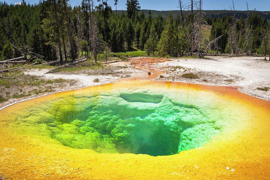 Morning Glory Pool Photograph by Joan Escala Usarralde - Fine Art America