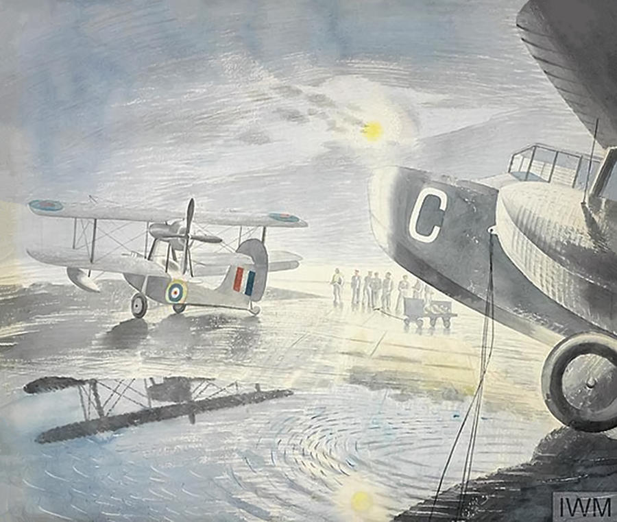 Eric Ravilious Drawing - Morning on the Tarmac #1 by Eric Ravilious