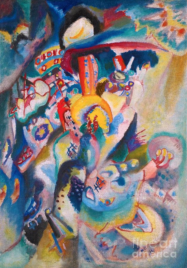 Moscow II 1916 Painting by Wassily Kandinsky