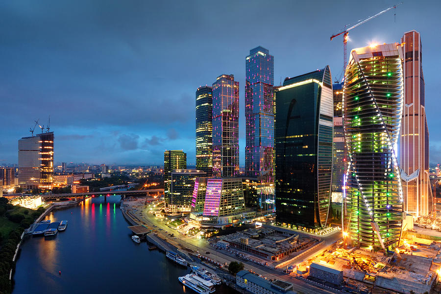 Moscow International Business Center #1 Photograph by Sergey Alimov