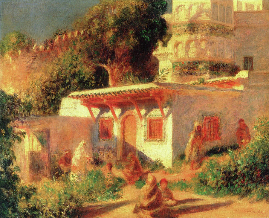 Mosque at Algiers  #1 Painting by Pierre-Auguste Renoir
