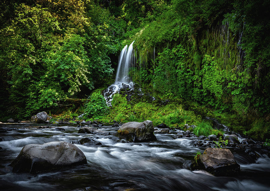 Mossbrae Falls Main Waterfall, California Photograph by Abbie Matthews ...