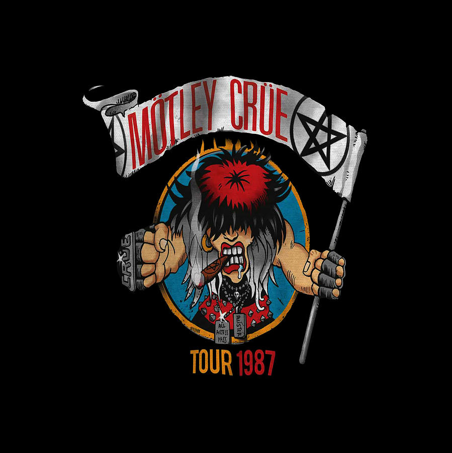 Motley Crue are the definitive 1980s hair metal band Digital Art by Ney ...