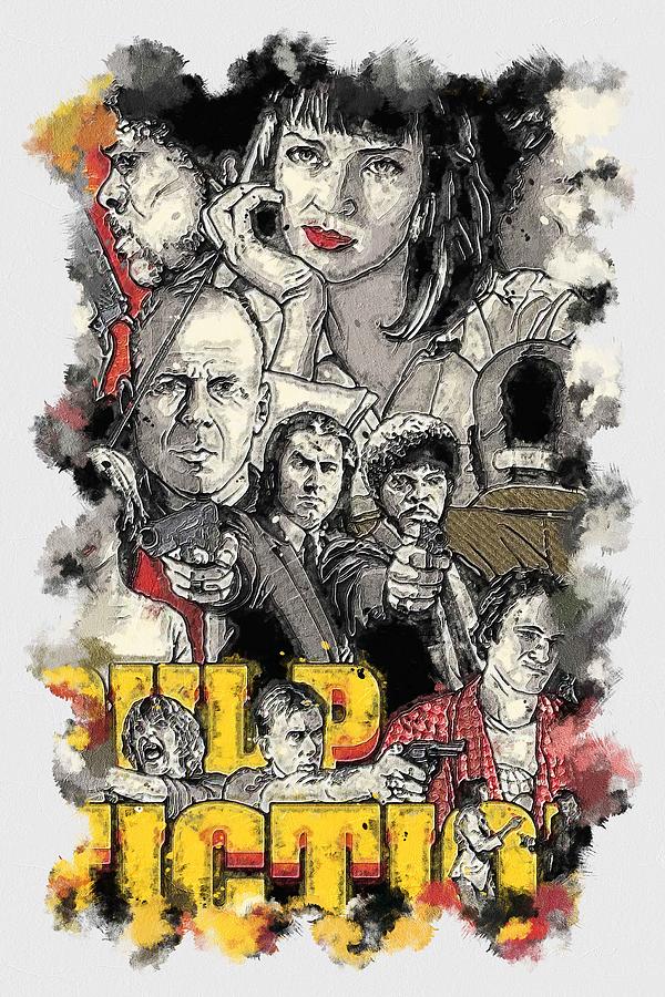 Movie Pulp Fiction Digital Art by Garett Harold - Fine Art America