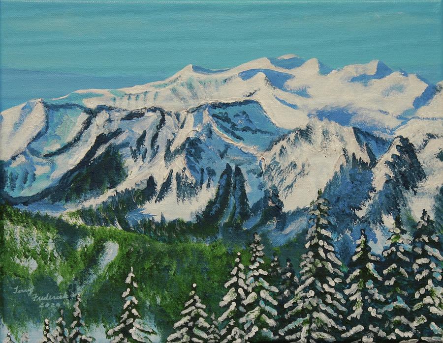 Mt Daniel Painting by Terry Frederick