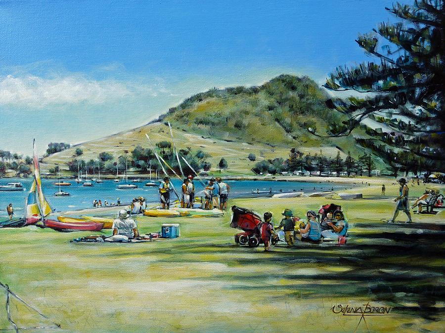 Mt Maunganui Pilot Bay 201210 #1 Painting by Selena Boron