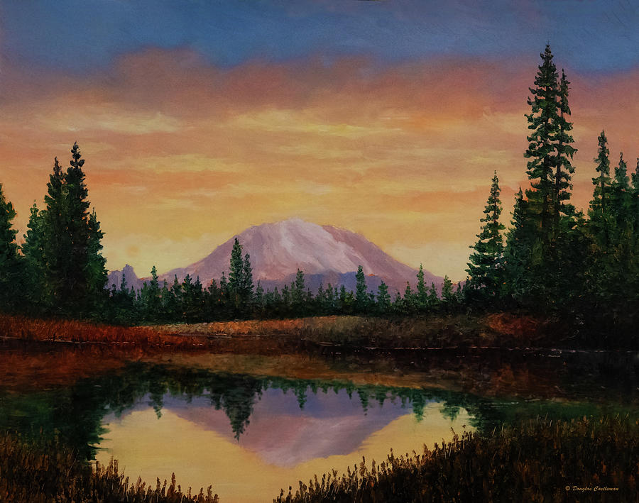 Mt. Rainier #1 Painting by Douglas Castleman