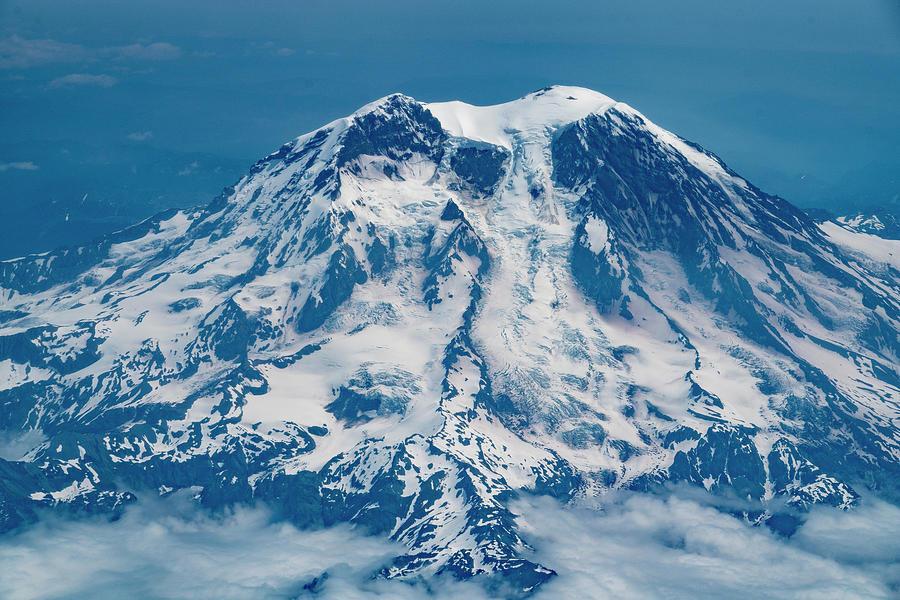 Mt Rainier from On High Photograph by Tommy Farnsworth