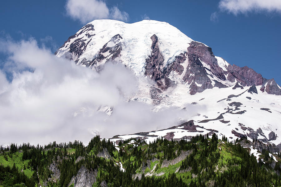 Unique Photograph - Mt Rainier #1 by Greg Sigrist