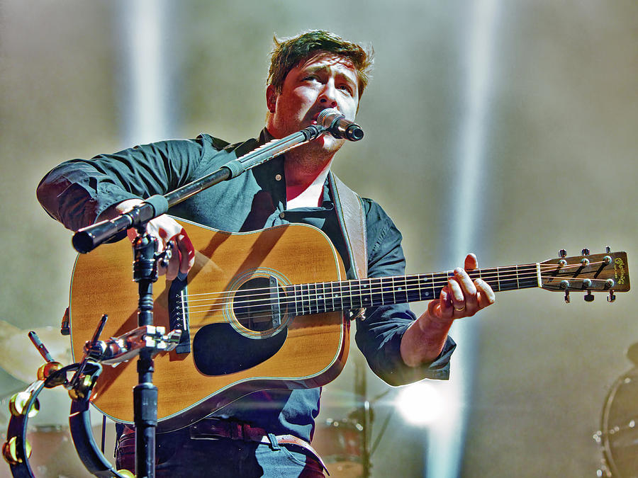 Mumford and Sons in Concert #2 Photograph by Ron Dubin