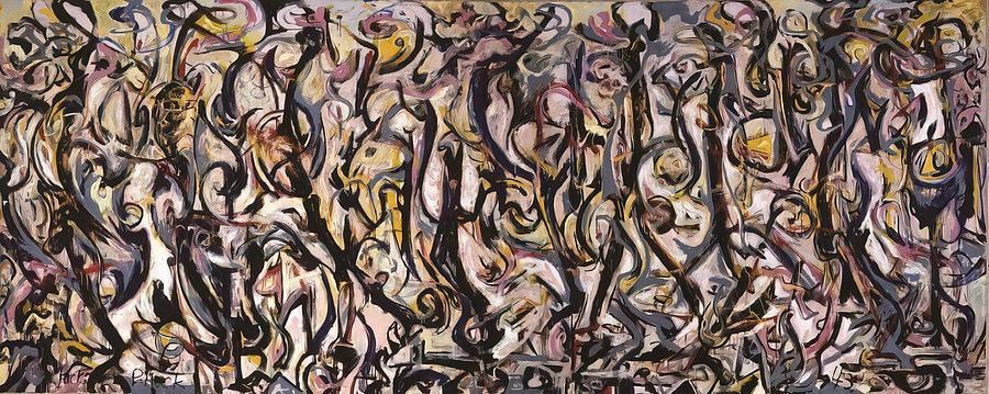 Abstract Painting - Mural #1 by Jackson Pollock