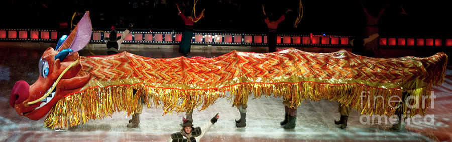 Mushu Chinese Dragon with Disney on Ice 100 Years of Magic #1 Photograph by David Oppenheimer