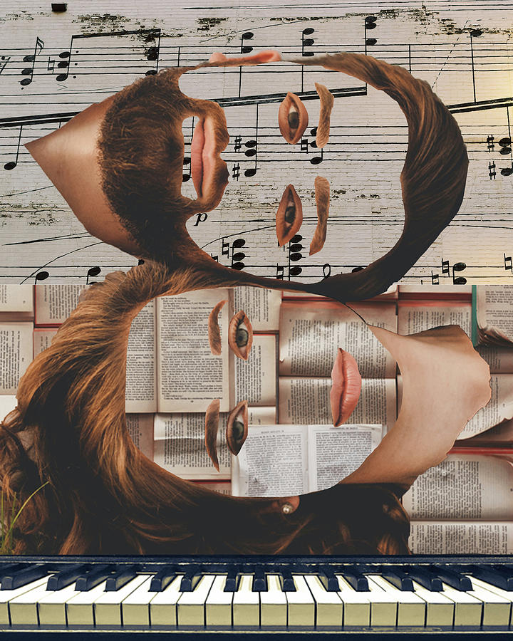 Music Poetry Love #1 Digital Art by John Vincent Palozzi