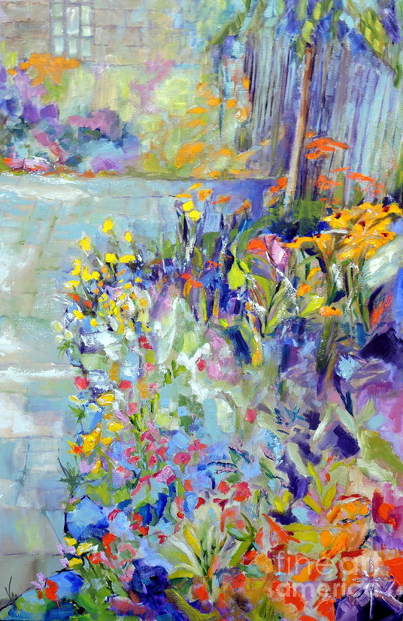 My Garden in Bloom Painting by Jodie Marie Anne Richardson Traugott          aka jm-ART