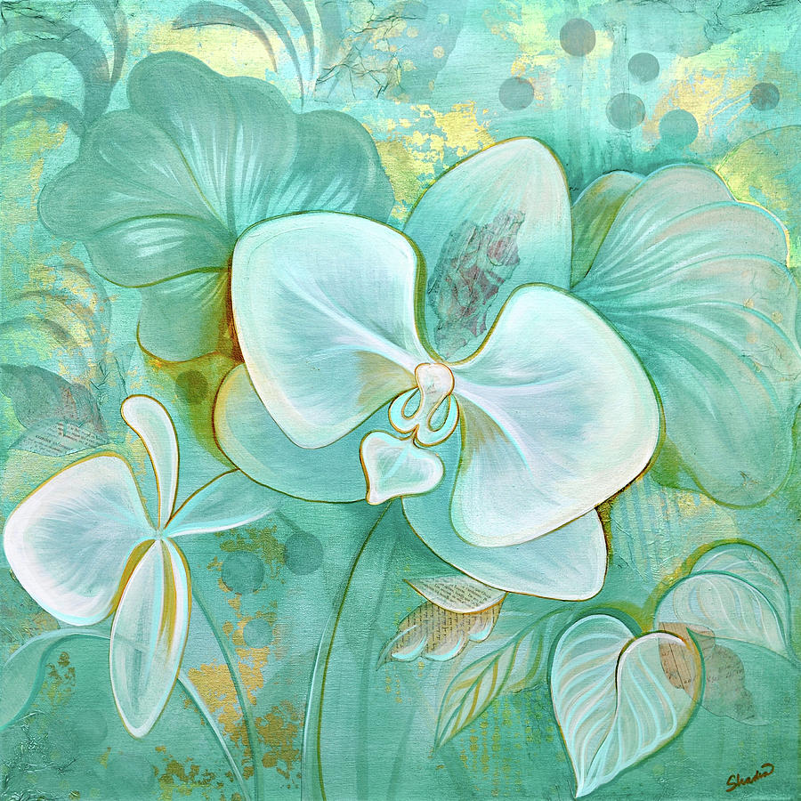 Mystic Orchid #1 Painting by Shadia Derbyshire