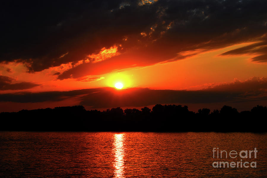 Mystical Sunset 02 Photograph by Leonida Arte