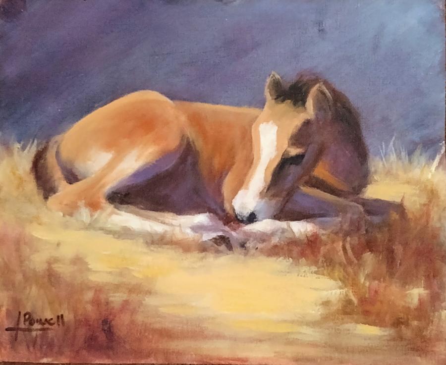 Nap Time Painting by Karen Powell - Fine Art America